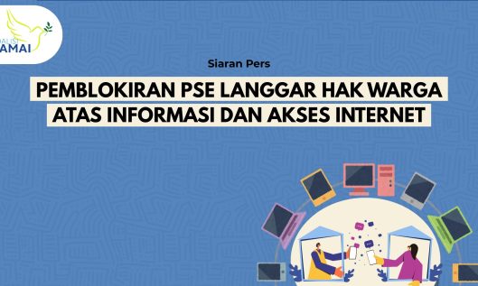 Sampul Rilis Pers Pemblokiran PSE Langgar Hak Warga atas Informasi dan Akses Internet