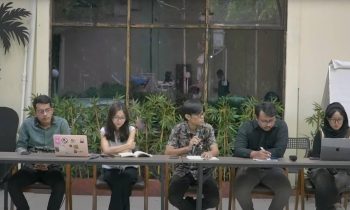 Foto Tim Advokasi Untuk Demokrasi (TAUD) ketika rilis pers