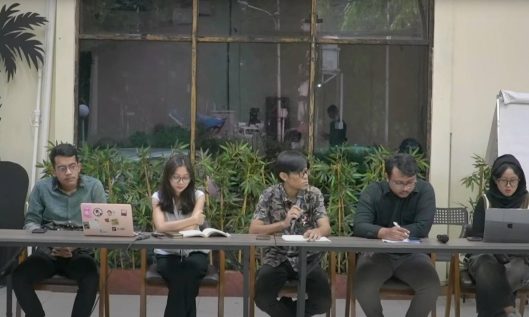 Foto Tim Advokasi Untuk Demokrasi (TAUD) ketika rilis pers